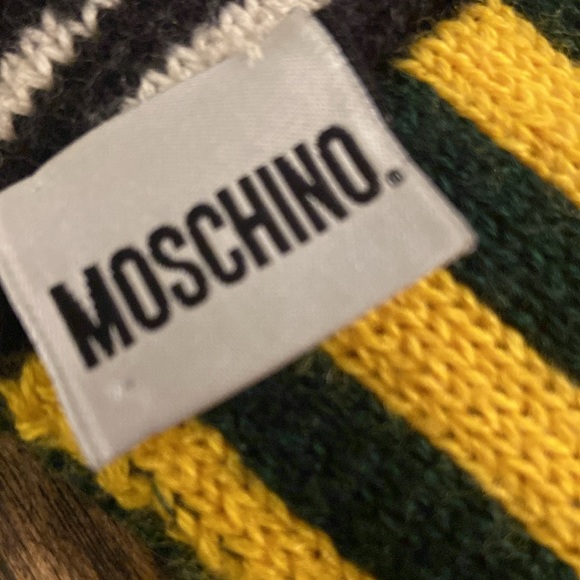 Love Moschino Milano Couture Long Wool Scarf- EUC - Picture 7 of 8